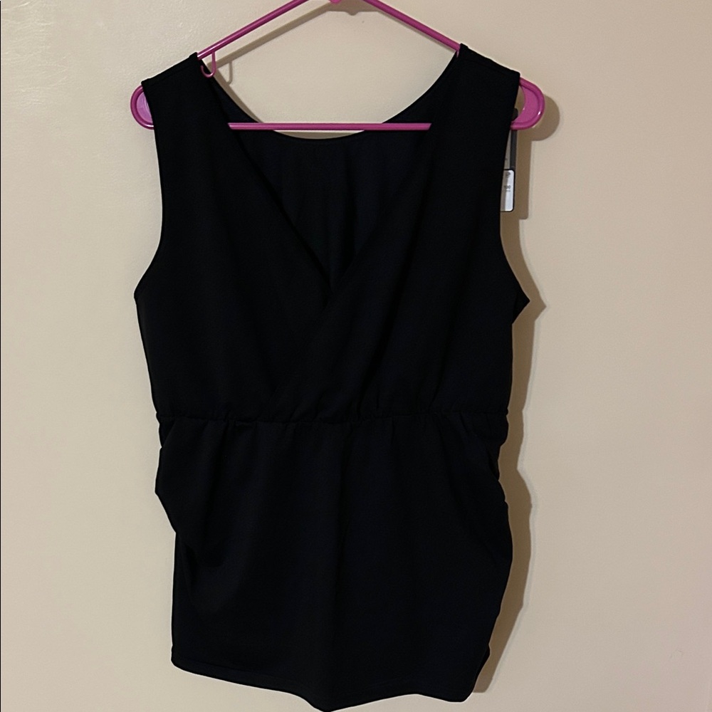 Ulla popken sleevless baby doll top nwt 24/26